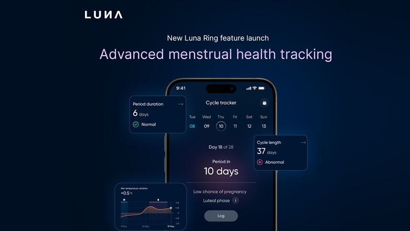 Noise unveils advanced Luna Ring features amid menstrual health knowledge gaps