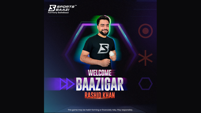 SportsBaazi on-boards global cricket star, Rashid Khan as brand ambassador