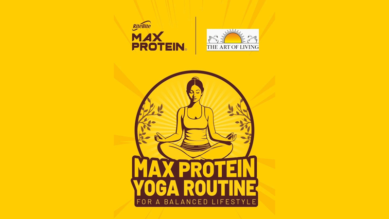 RiteBite Max Protein partners with Art of Living on International Yoga Day