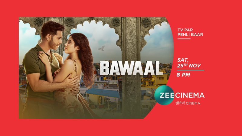 ‘Bawaal’ all set for world TV premiere on Zee Cinema
