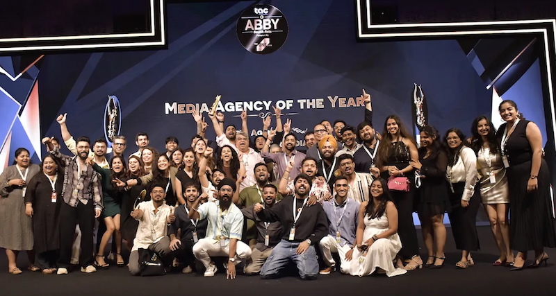 Wavemaker India & ABP ride crest of Creative & Publisher Abbys by One Show