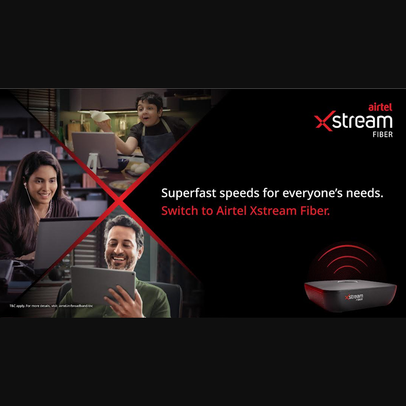 Airtel Xstream Fiber’s new film by DDB Mudra aims to solve bandwidth issues