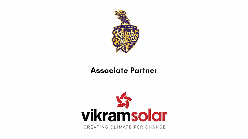 KKR and Vikram Solar unite to promote clean energy in cricket