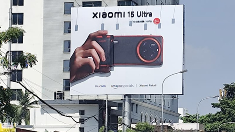 Tribes and Xiaomi light up Chennai skies with 3D billboard for Xiaomi 15 Ultra’s bold reveal