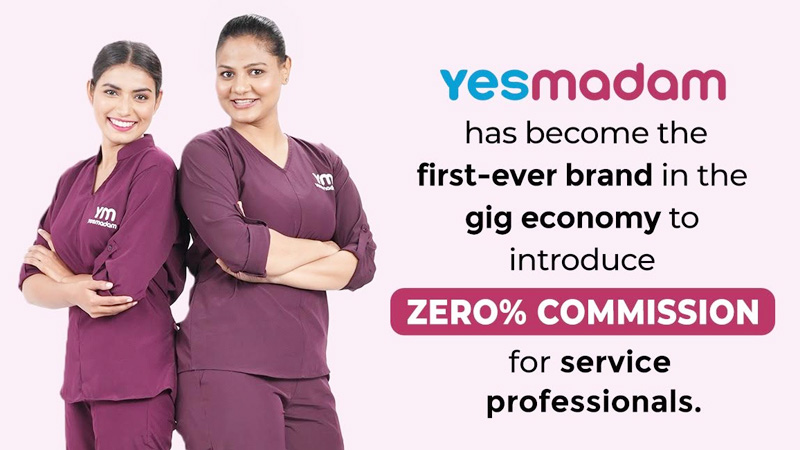 Yesmadam rolls out zero per cent commission for top gig workers across India