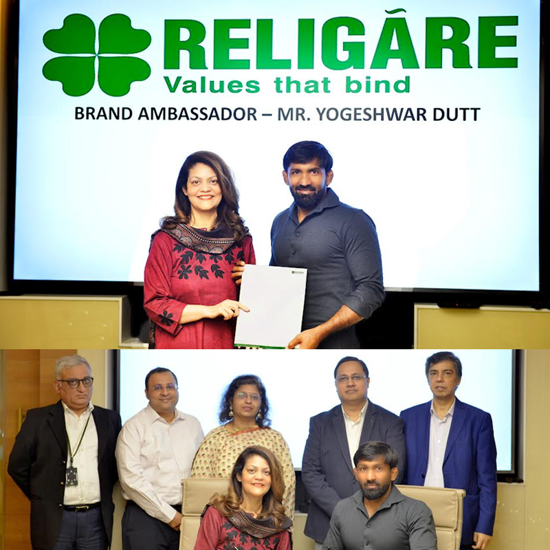 Religare Enterprises signs Olympian Yogeshwar Dutt as its brand ambassador