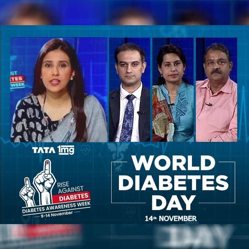 Tata 1mg launches #RiseAgainstDiabetes campaign in association with NDTV