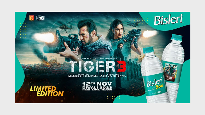 Bisleri elevates its brand love story nationwide with Tiger 3