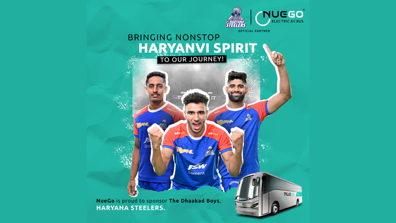 NueGo becomes Haryana Steelers Kabaddi team’s official sponsor
