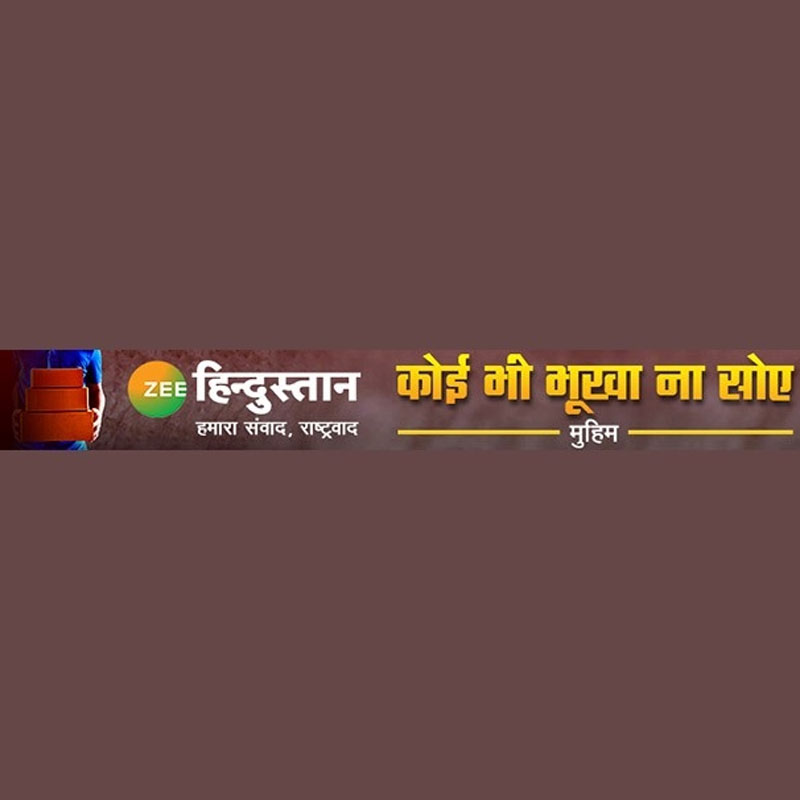 Koi Bhi Bhukha Na Soe – an initiative by Zee Media for the Covid afflicted families