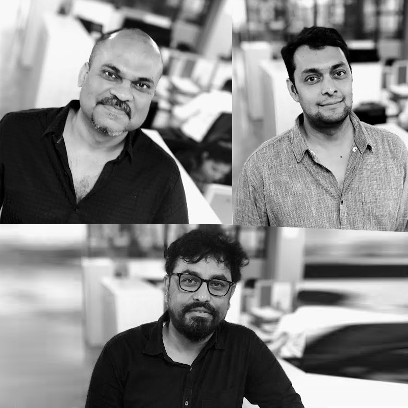 Krishna Desai, Joy Bhattacharya and Amber Lall, come together to announce the launch of a creative content powerhouse