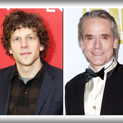 Jesse Eisenberg and Jeremy Irons to act in the upcoming Superman-Batman film