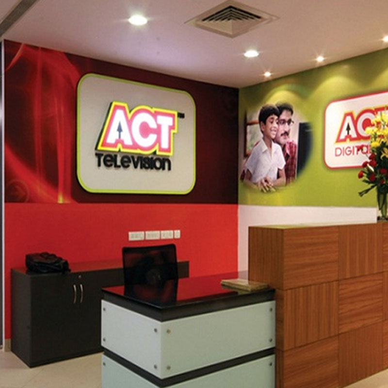 Aug-16: ACT largest private wireline broadband player in South India?