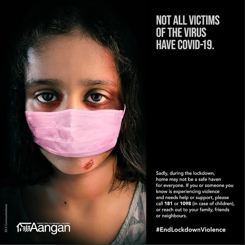 Aangan Trust, 82.5 Communications highlight lockdown domestic abuse