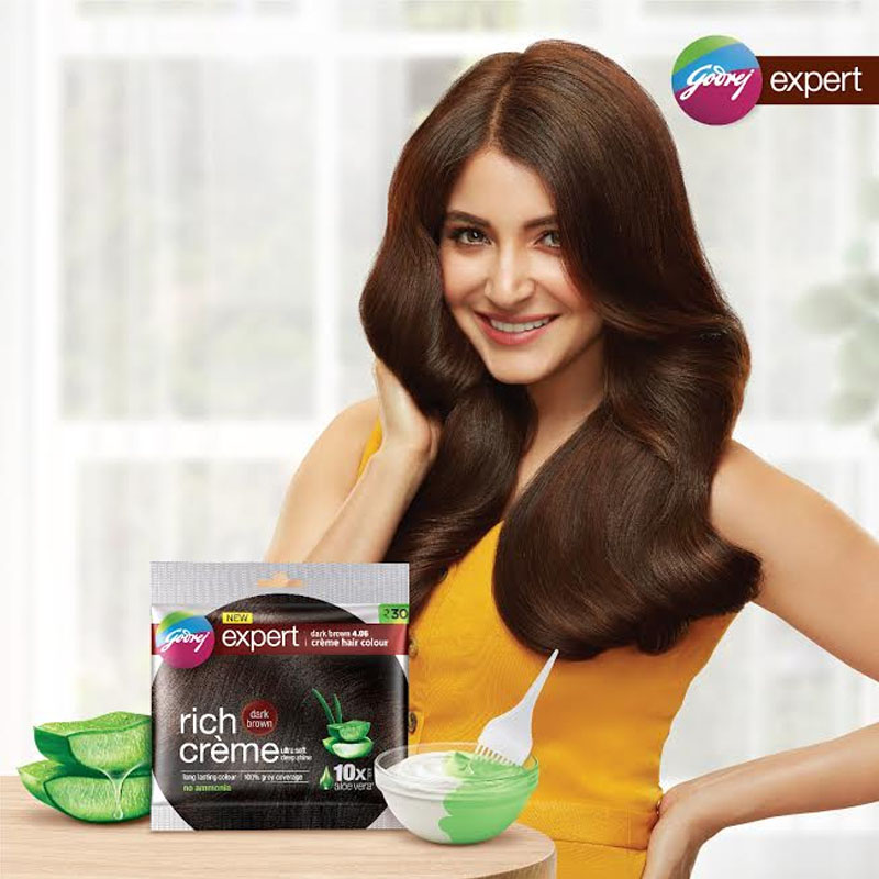 Bollywood Superstar Anushka Sharma roped in as brand ambassador for Godrej Expert Rich Crème Hair Colour