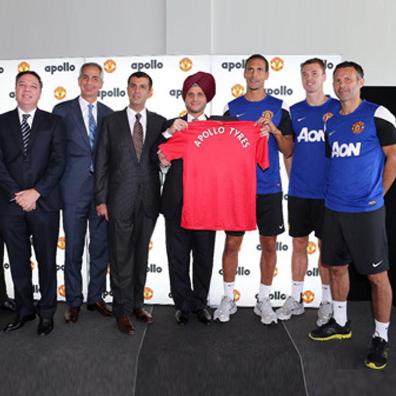 Apollo Tyres announces three year partnership with Manchester United