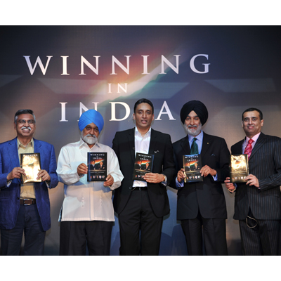 ‘Winning in India’, co-authored by Samarjit Singh and Amit Burman unveiled