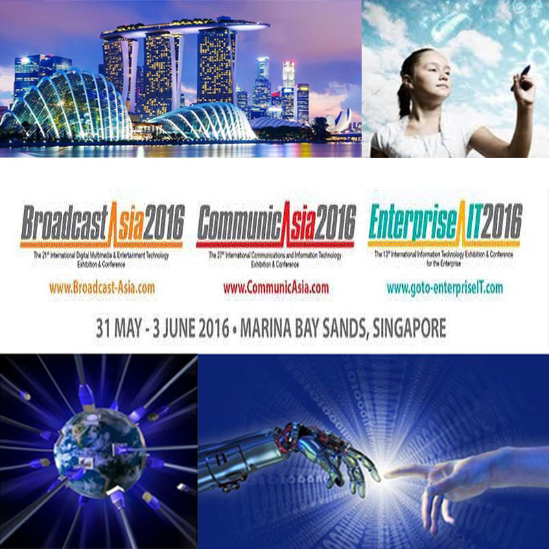 CommunicAsia2016, EnterpriseIT2016 and BroadcastAsia2016 open with a view of a digital future