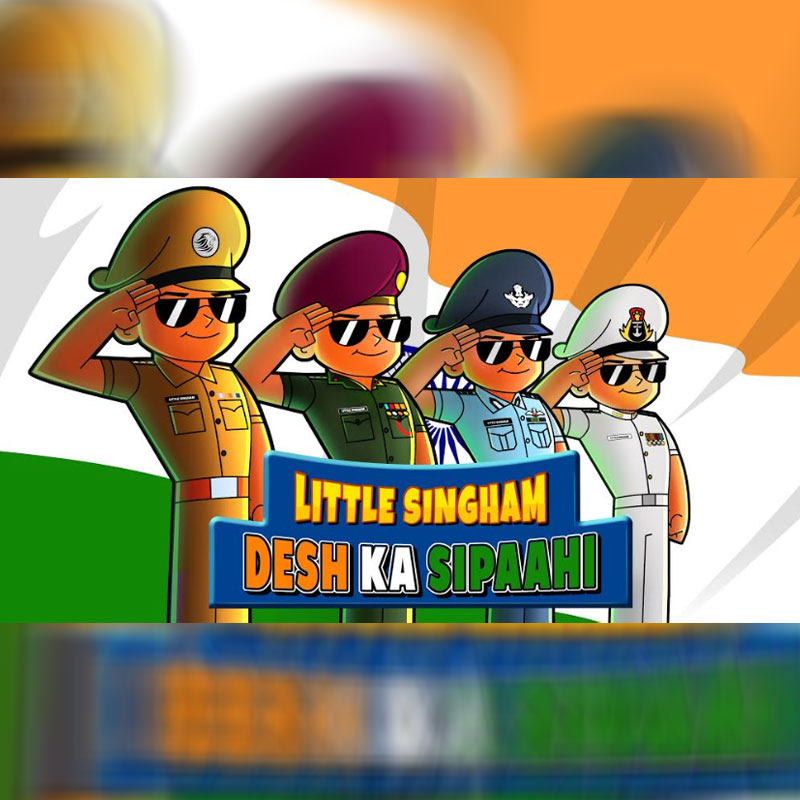 Discovery Kids pays tribute to the Armed forces with an Independence Day special ‘Little Singham – Desh Ka Sipahi’