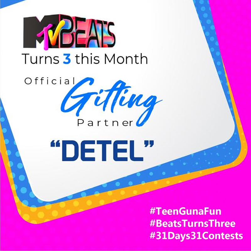 Detel becomes official gifting partner for ‘MTV Beats Turns 3 Contest’