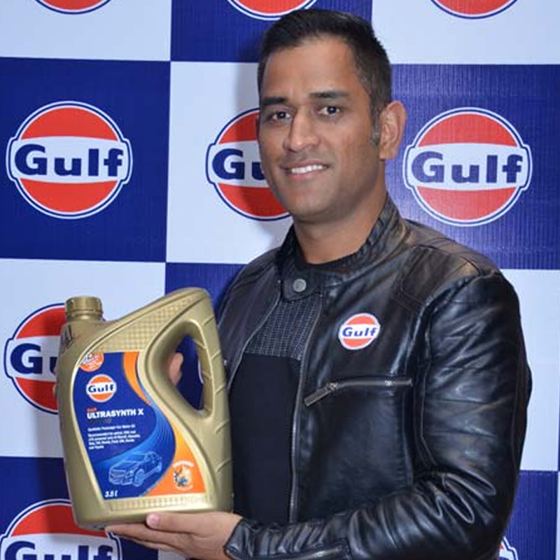 Dhoni appointed brand ambassador of Gulf Oil