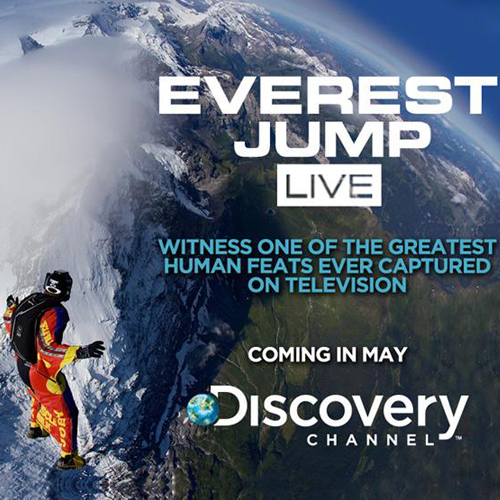 Discovery sets 12 May for ‘Everest Jump Live’