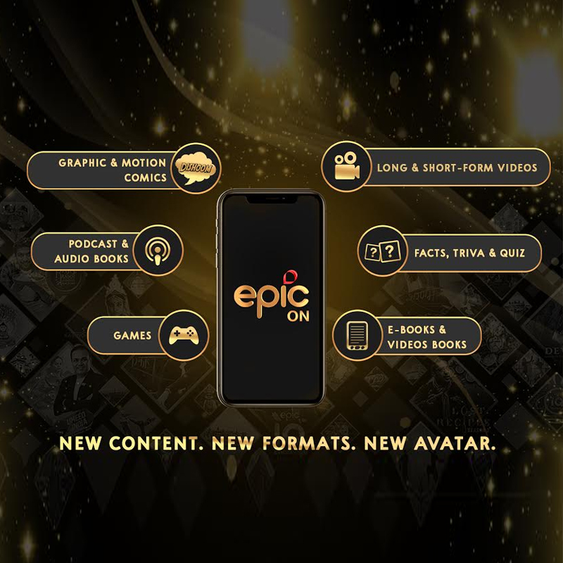 EPIC On offers motion comics, podcasts, e-books, games and more for audience