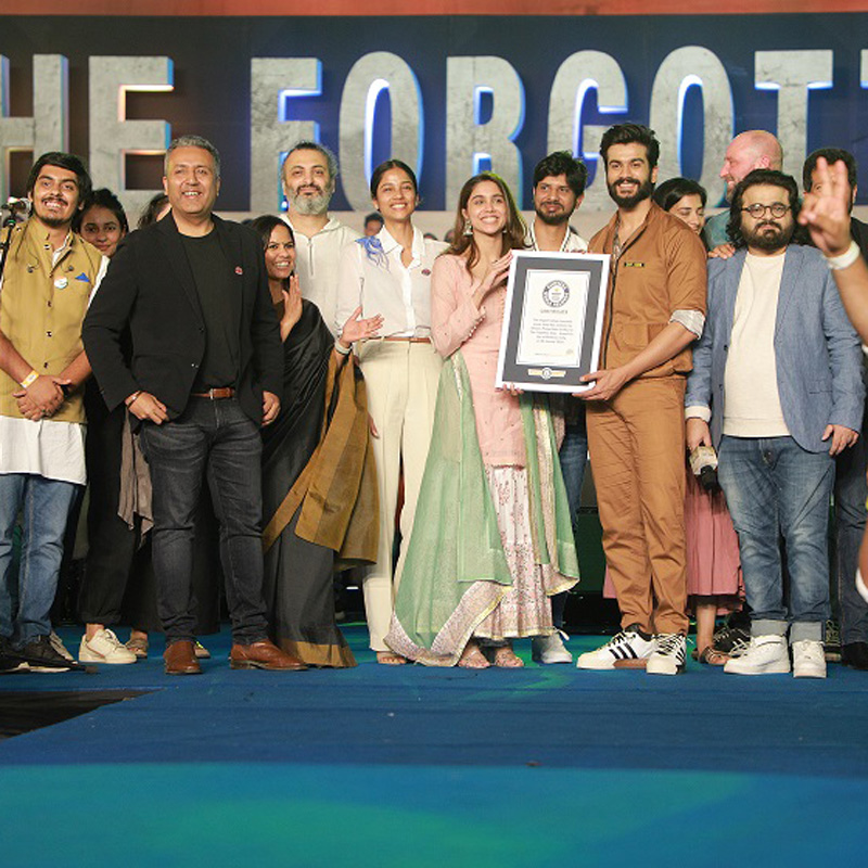 Amazon Prime Video creates a Guinness World Record with an iconic LIVE performance of The Forgotten Army – Azaadi Ke Liye, music album