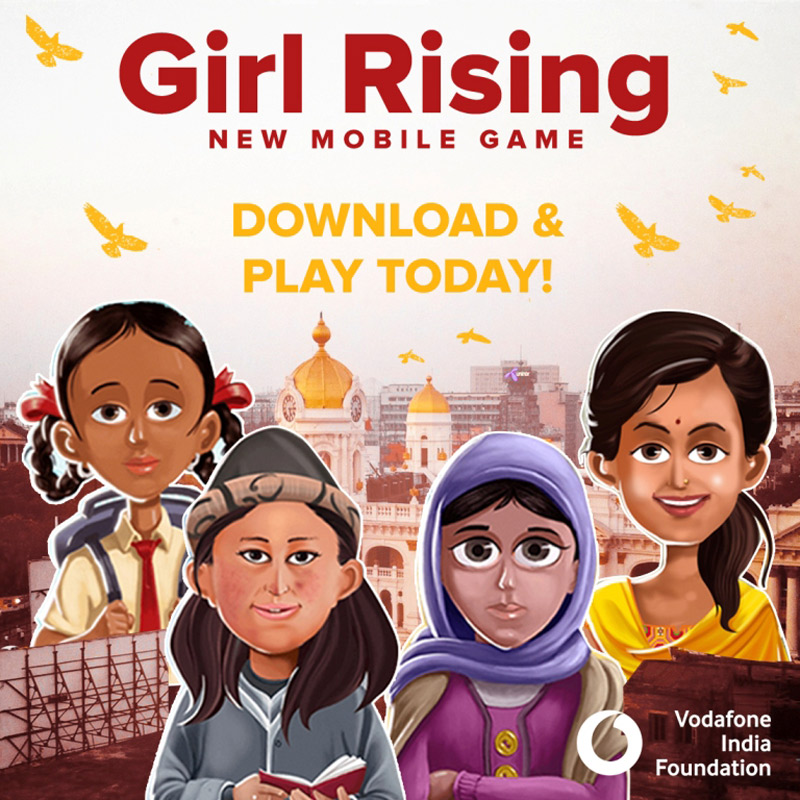 Vodafone and Girl Rising Foundation launch game to break gender stereotype