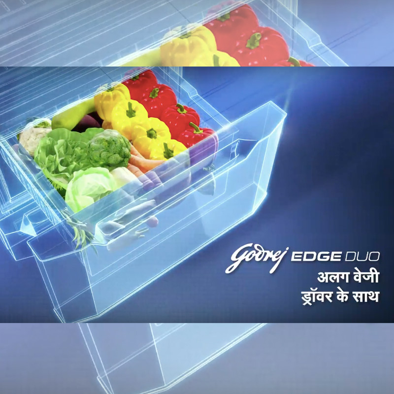 Godrej Appliances eases your need for fresh veggies