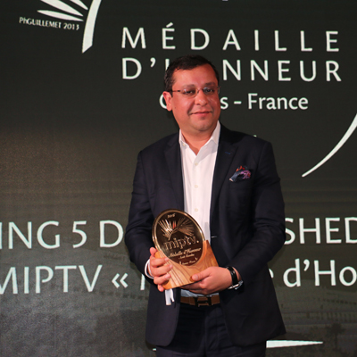 Amit Goenka receives honour at MipTV 2016