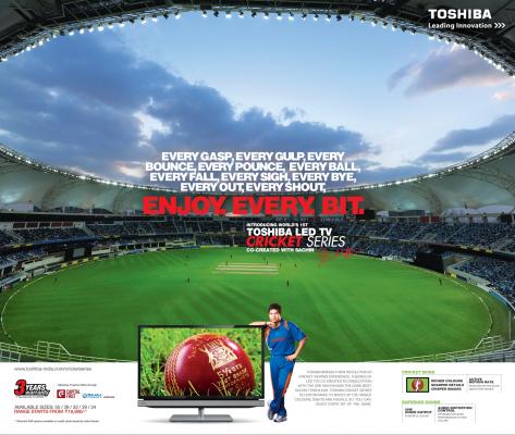 Toshiba’s passion for cricket unlocked by Dentsu Marcom