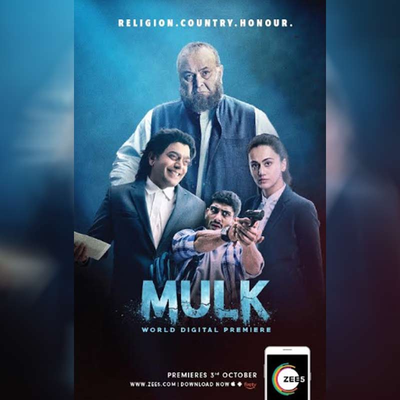 ZEE5 to globally premiere ‘MULK’ on digital platform