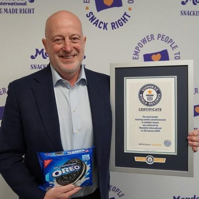 Mondelez International sets Guinness World Record to celebrate $3.1 billion sales milestone