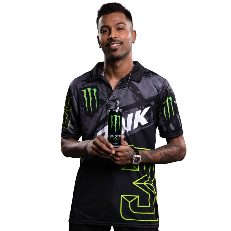 Monster Energy welcomes Indian cricketer Hardik Pandya to the team