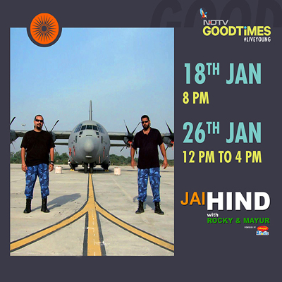 NDTV Good Times presents the third season of “Jai Hind with Rocky and Mayur”