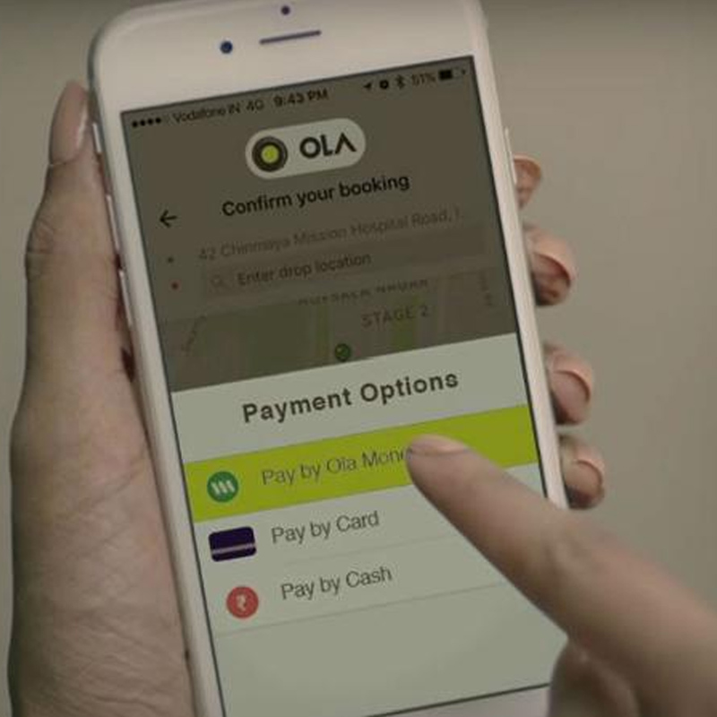 ‘Nahi rukega India’ travelling cashless in Ola