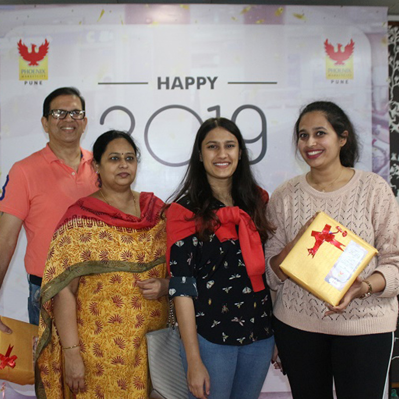 Phoenix Marketcity surprised flyers at Pune airport on New Year