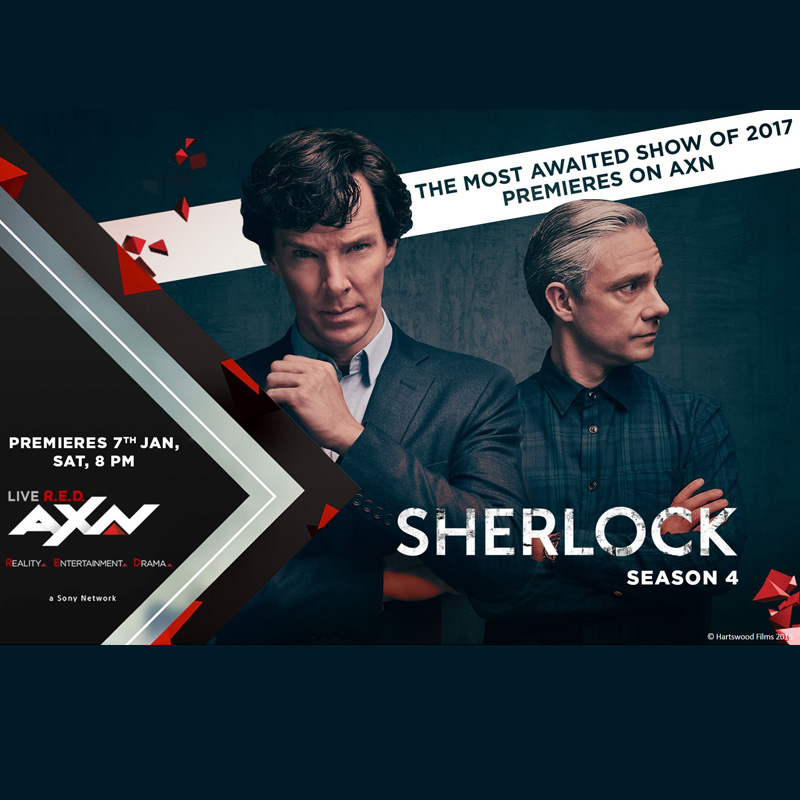 Sherlock s4 to premiere on AXN; partners Uber for campaign