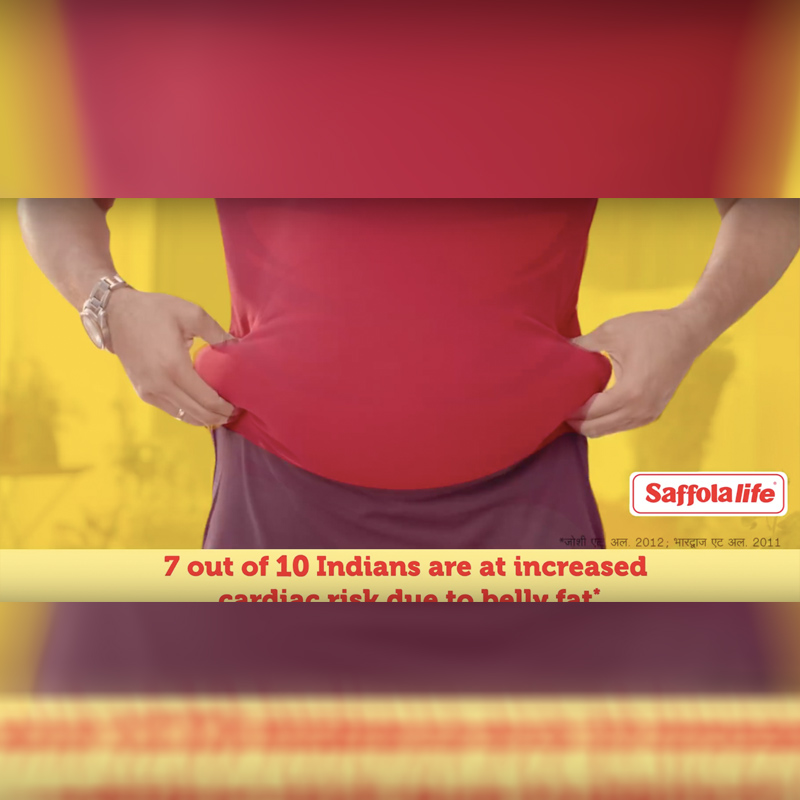 Saffolalife urges to pay attention to your belly fat
