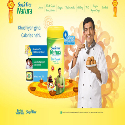 DDB MudraMax & Sugar Free Natura urges people, Khushiyan gino, Calories nahi