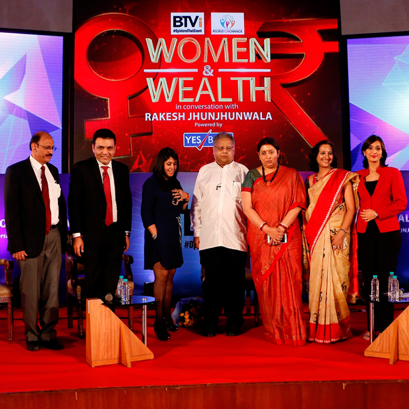 Wealth creation conversation for women; BTVi hosts show with Jhunjhunwala