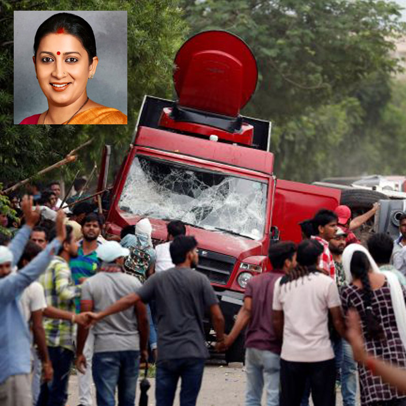 Smriti Irani tweets industry body advisory urging restraint by TV news channels