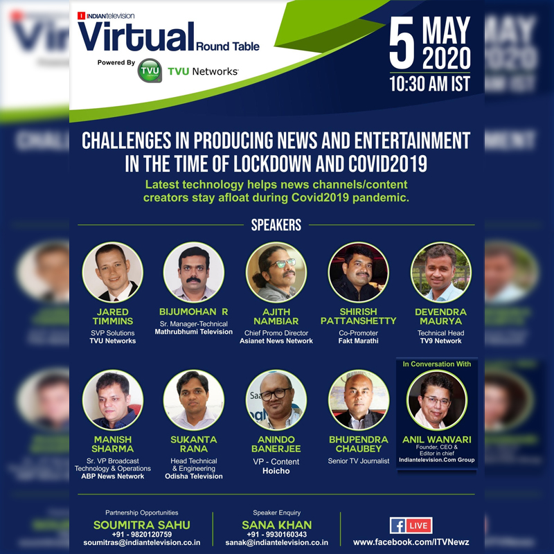 ITV conducts webinar on content production during lockdown