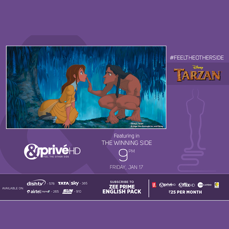 &PrivéHD brings animated-adventure of ‘Tarzan’ on 17 January