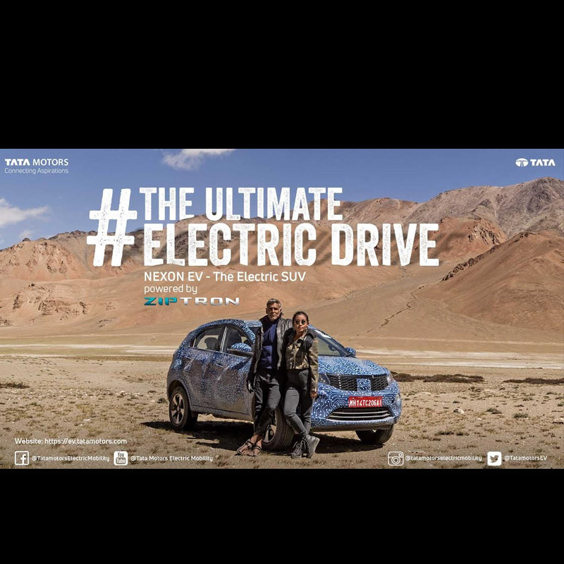 Tata Motors rolls out #TheUltimateElectricDrive campaign  with the new Nexon EV