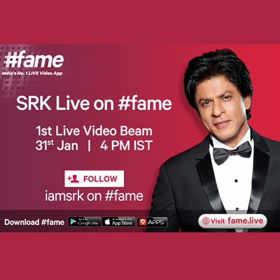 #Fame ropes in Shah Rukh Khan for live stream with fans