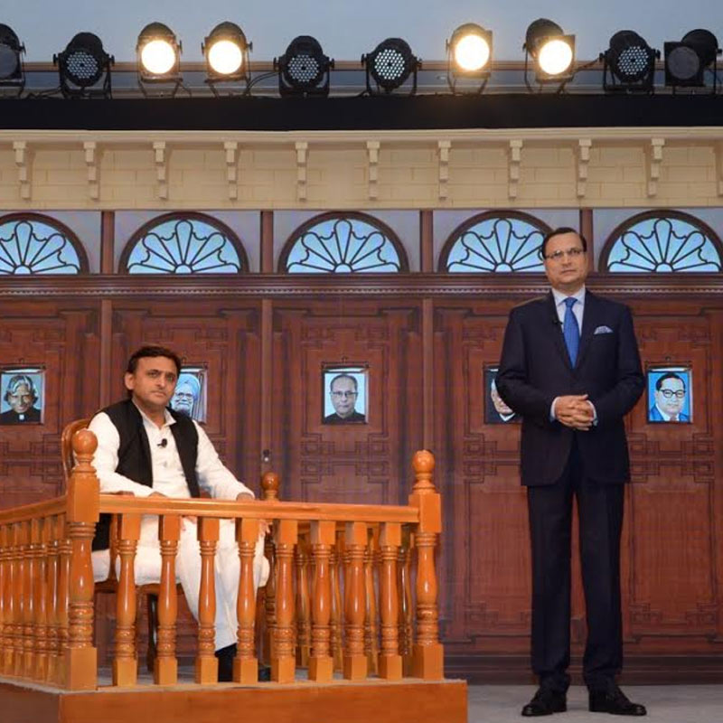 India TV’S ‘Chunav Manch Up’ creates national headlines