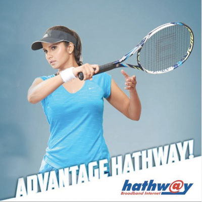 Hathway ropes in Sania Mirza as brand ambassador for broadband service