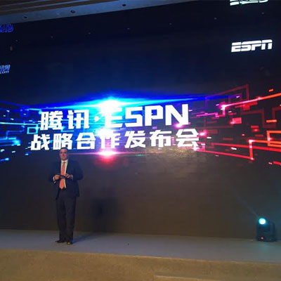 ESPN inks exclusive digital partnership with China’s Tencent